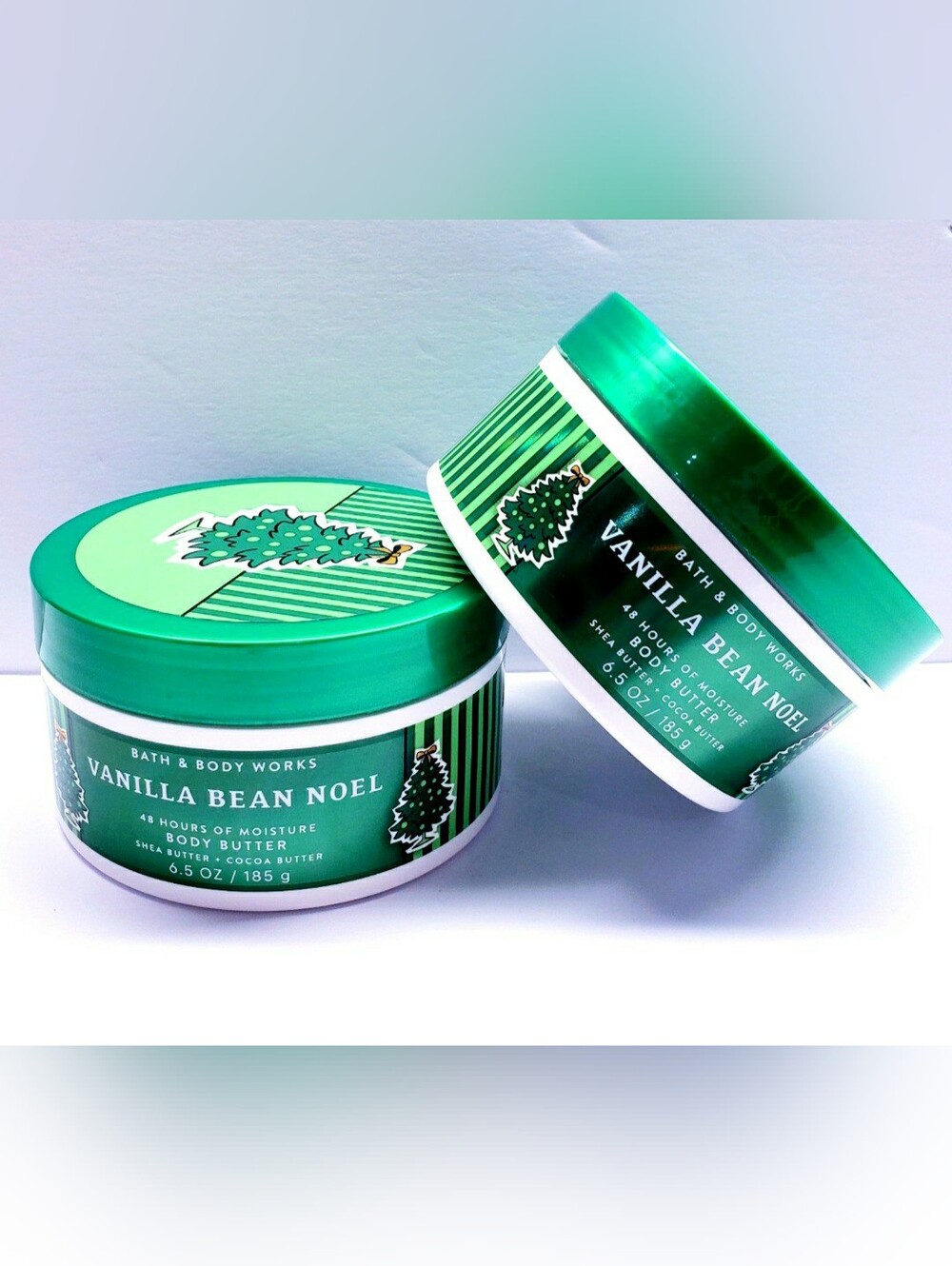 Bath & Body Works VANILLA BEAN NOEL Body Butter, 6.5 oz/ 185g - 2 pcs
